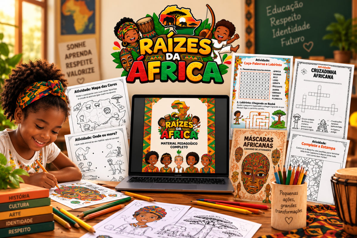Raízes da África — Material Pedagógico Completo