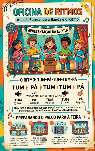 Oficina de Ritmos — Formando a Banda
